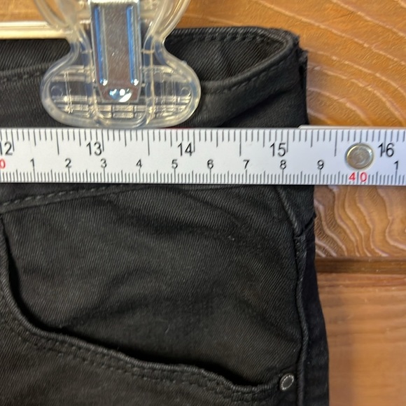 Bullhead Denim Co Womens Jeans 27 Black Midrise skinniest Cotton blend Stretch - Picture 2 of 9